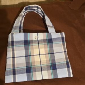Mens Blue And White Kindle Sleeve. Homemade